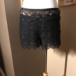 Haute Hippie - Lace Black Skort
